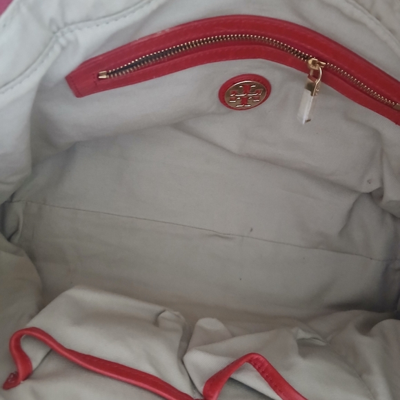 Tory Burch Bombe Leather Top‎ Handle Tote - Picture 11 of 16